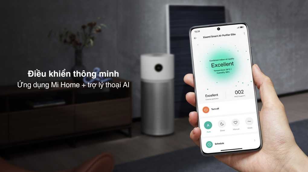 Máy lọc không khí Xiaomi Smart Air Purifier Elite EU (BHR6359EU) 60W