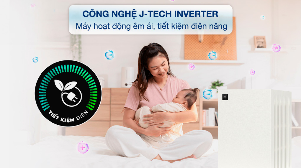 Máy lọc không khí Sharp FP-S40V-W 23W - J-Tech Inverter