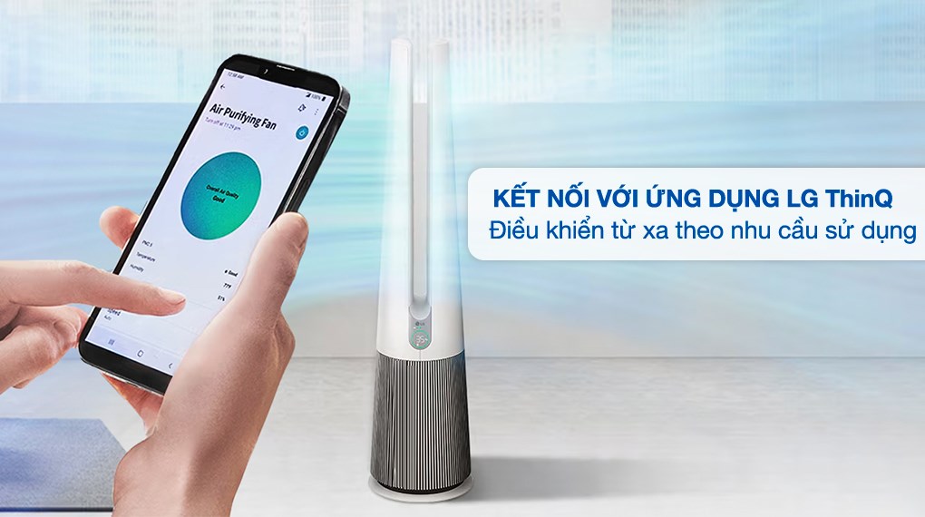 Máy lọc không khí kết hợp sưởi LG PuriCare AeroTower FS15GPCJ0.ABAE 40W