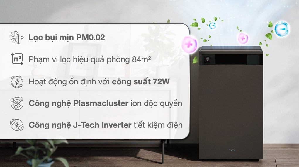 Máy lọc không khí Sharp FX-S120V-H 72W