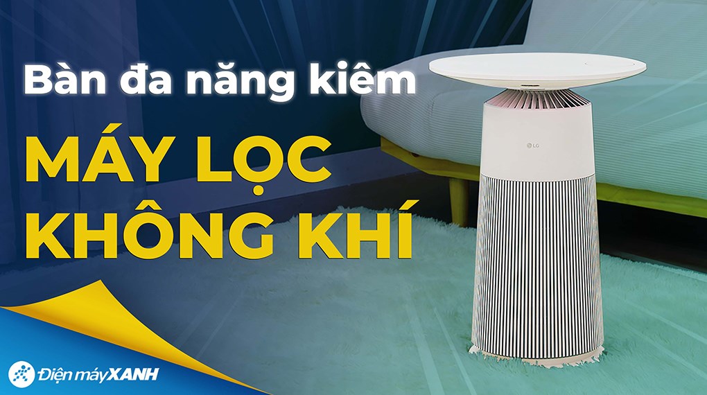 Máy lọc không khí LG PuriCare Aero Furniture AS20GPBK0 màu nâu 28W