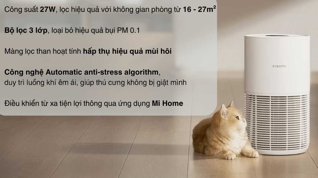Máy lọc không khí Xiaomi Pet Care Air Purifier EU (BHR9969EU) 27W