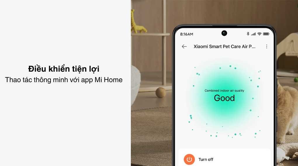 Máy lọc không khí Xiaomi Pet Care Air Purifier EU (BHR9969EU) 27W