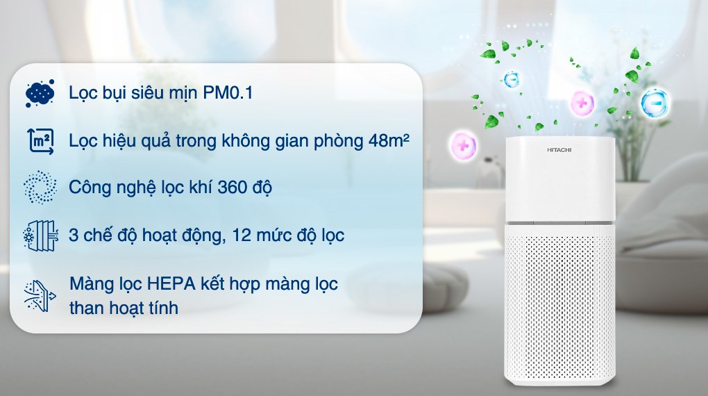 Máy lọc không khí Hitachi EP-TZ50 36W