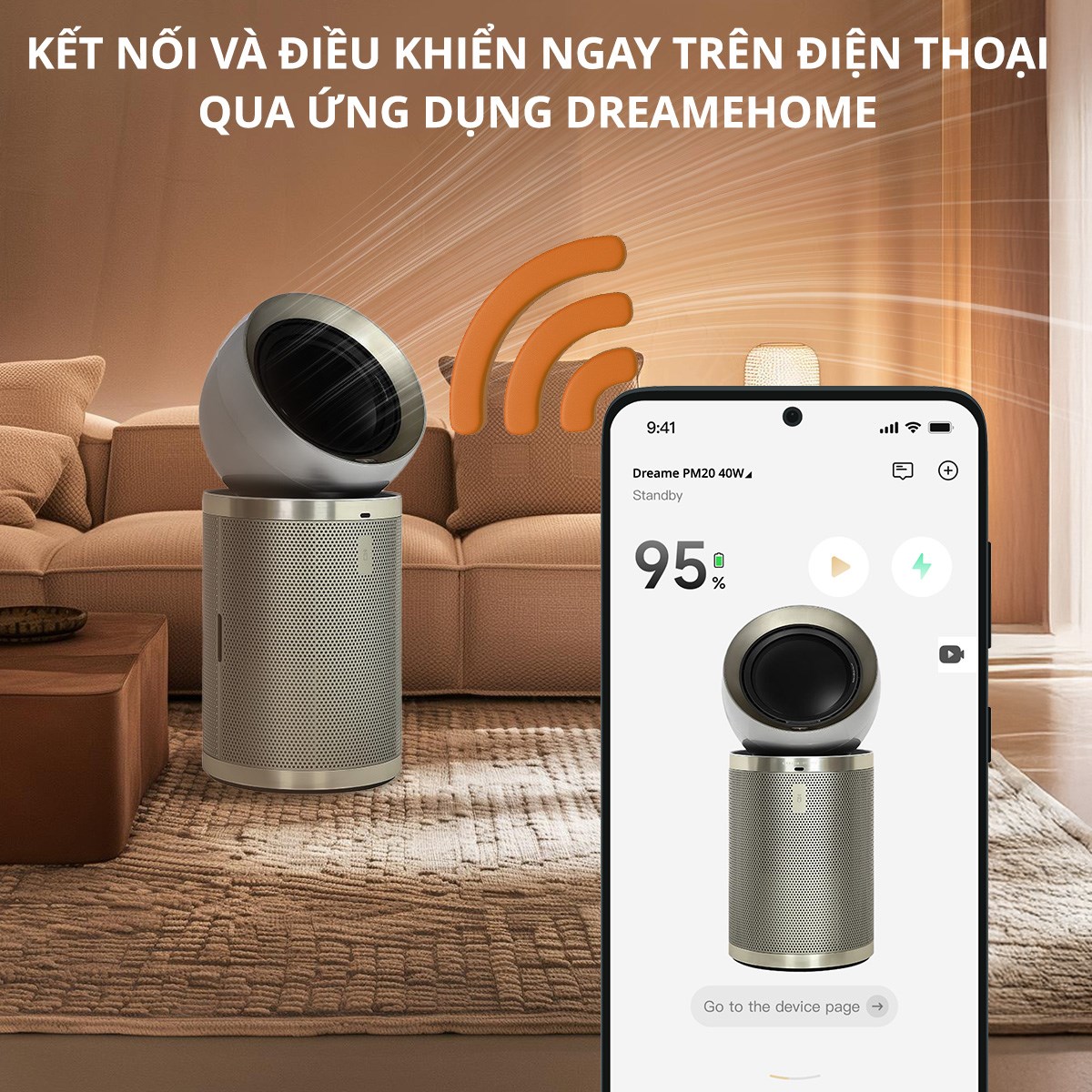 Máy lọc không khí kết hợp sưởi Dreame PM20 40W