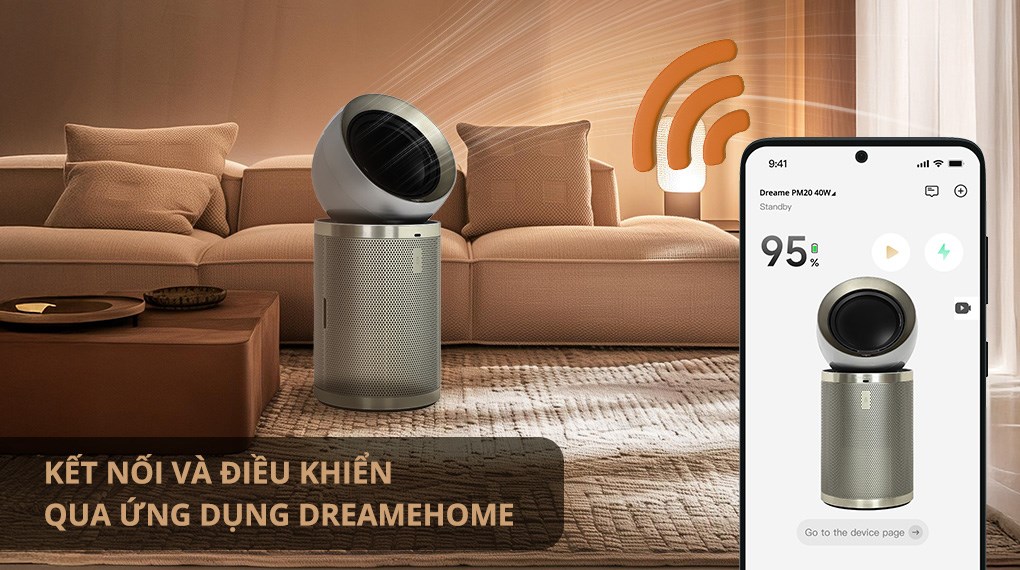 Máy lọc không khí kết hợp sưởi Dreame PM20 40W