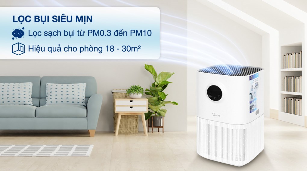 Máy lọc không khí Midea KJ300GVN 23W