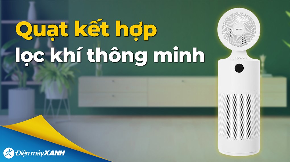 Máy lọc không khí kết hợp quạt Acerpure Cool C2-UVC AC553-50W 65W