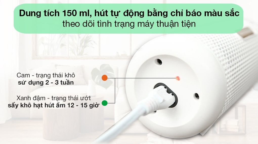 Máy hút ẩm mini DEERMA DEM-CS90M