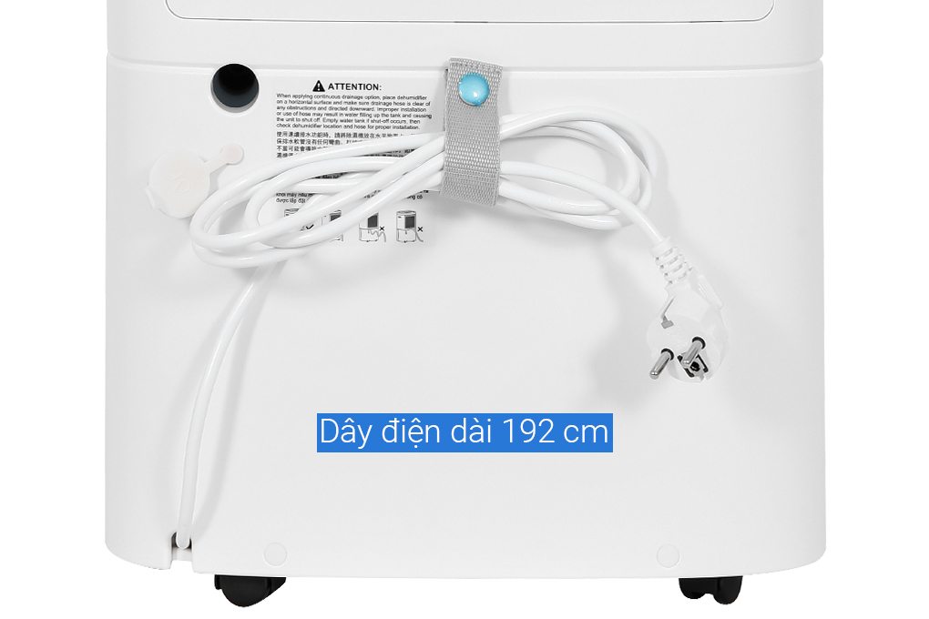 Máy hút ẩm Electrolux EDH10TRBW1 Màu Trắng