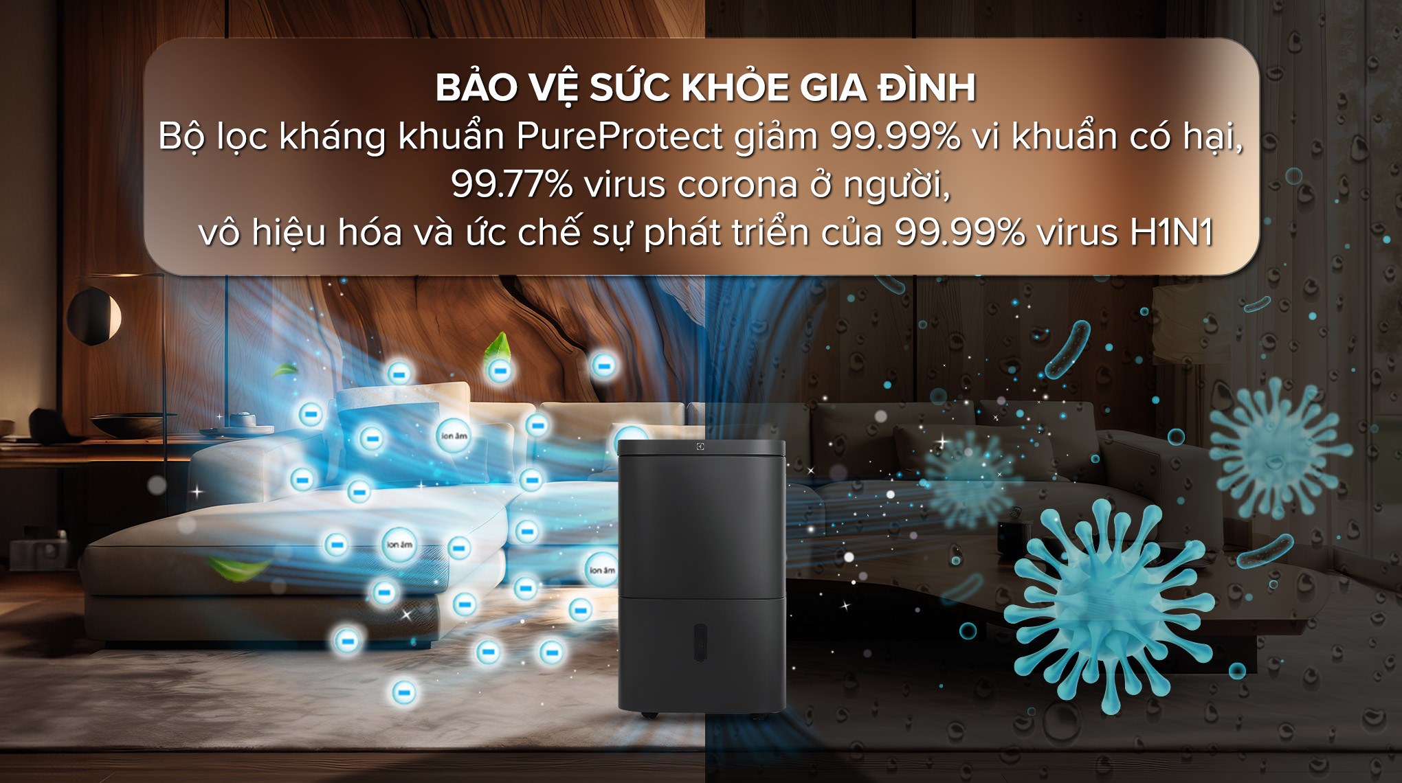 Máy hút ẩm Electrolux EDH12TRBD2