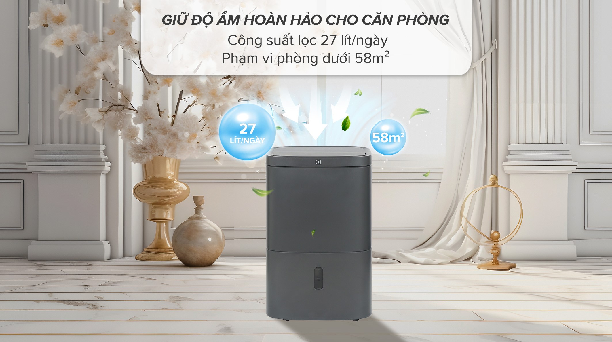 Máy hút ẩm Electrolux EDH14TRBD2