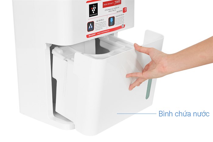 Máy hút ẩm Sharp DW-D12A-W Màu Trắng