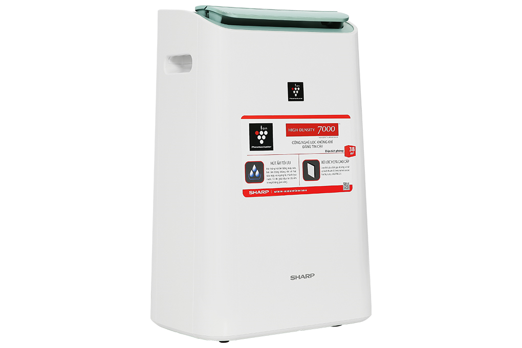Máy hút ẩm kết hợp lọc không khí Sharp DW-E16FA-W Màu Trắng