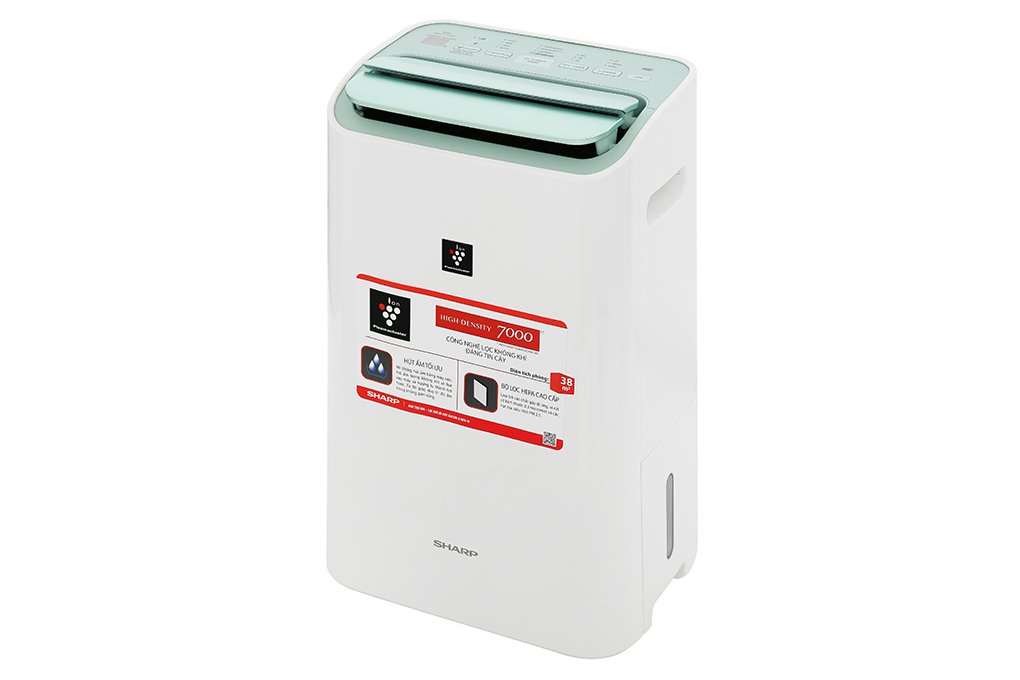 Máy hút ẩm kết hợp lọc không khí Sharp DW-E16FA-W Màu Trắng