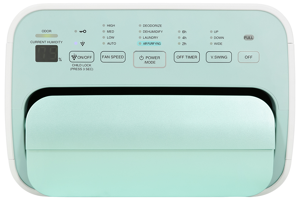 Máy hút ẩm kết hợp lọc không khí Sharp DW-E16FA-W Màu Trắng