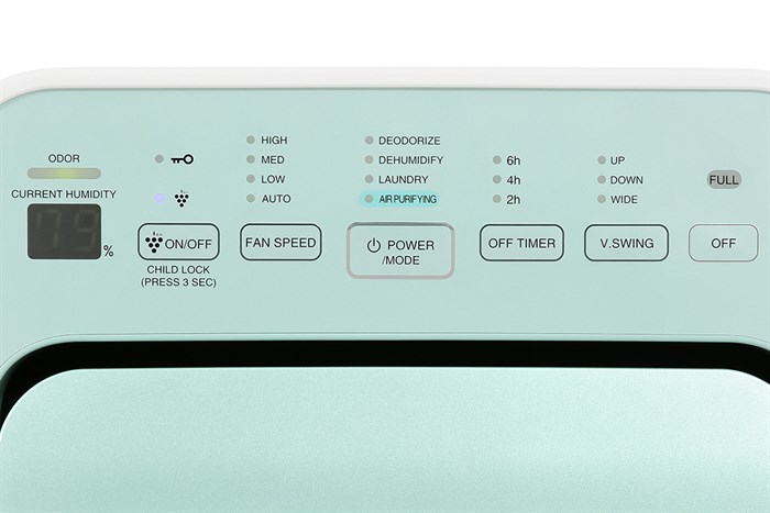 Máy hút ẩm Sharp DW-E16FA-W Màu Trắng