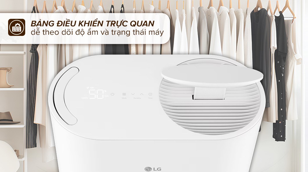 Máy hút ẩm LG Dual Inverter DD20GMWE1.ABAE