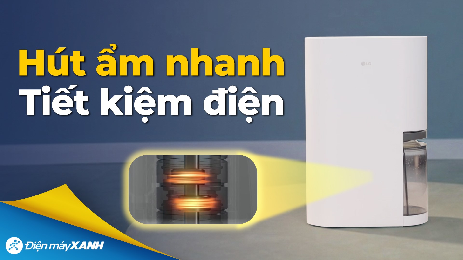 Máy hút ẩm LG Dual Inverter DD20GMWE1.ABAE