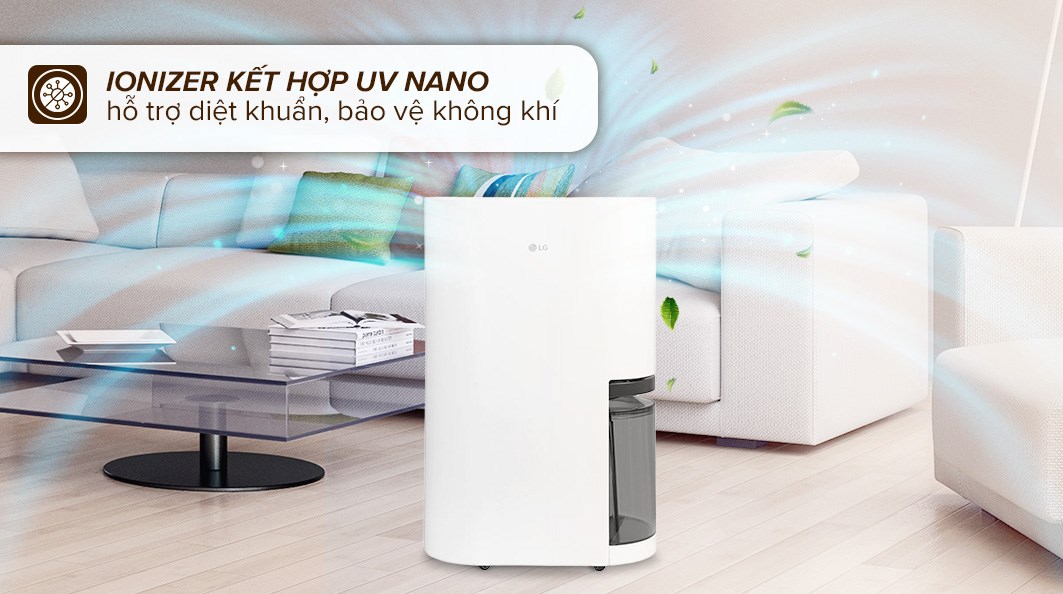 Máy hút ẩm LG Dual Inverter DD20GMWE1.ABAE