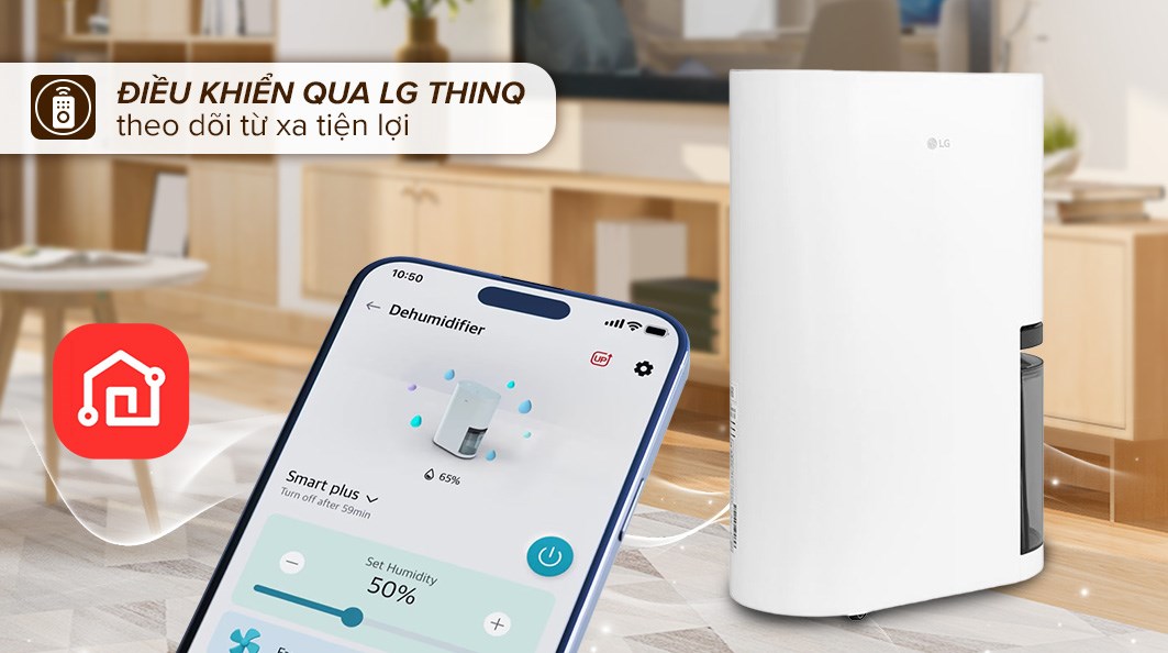 Máy hút ẩm LG Dual Inverter DD20GMWE1.ABAE