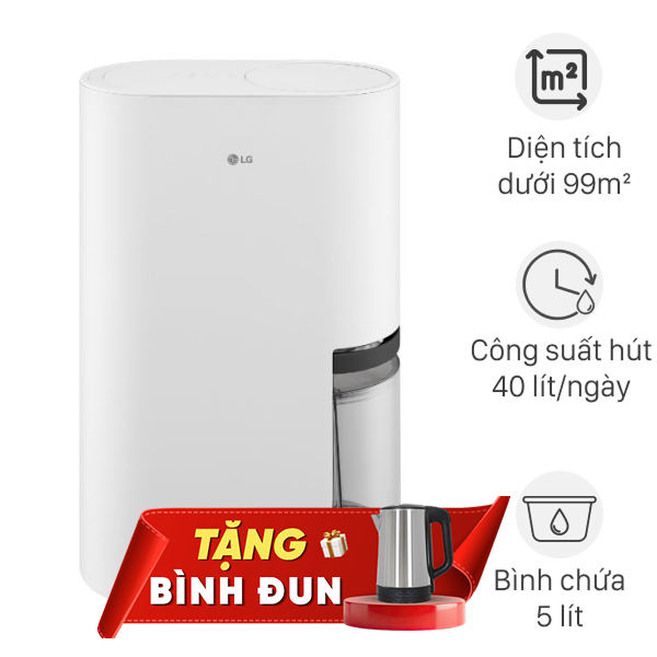 Máy hút ẩm LG Dual Inverter DD23GMWE1.ABAE 402W