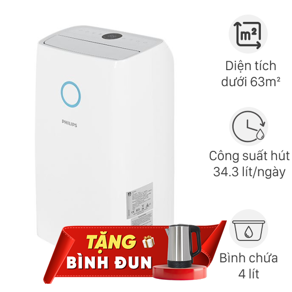 Máy hút ẩm Philips DE3306/11 364W