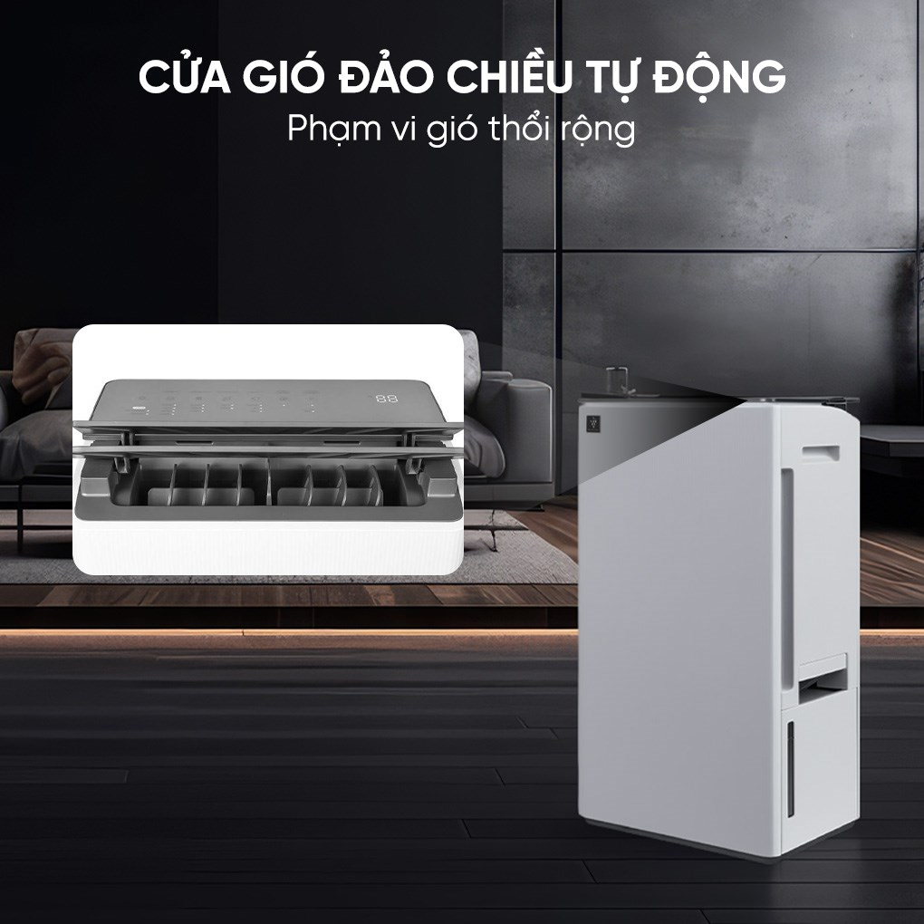 Máy hút ẩm Sharp DW-T30HV-W