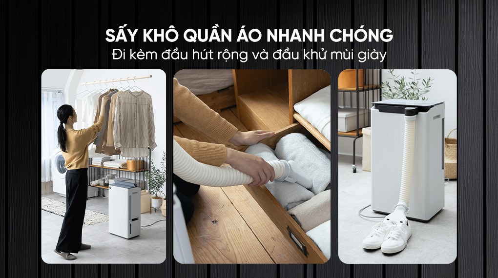 Máy hút ẩm Sharp DW-T30HV-W
