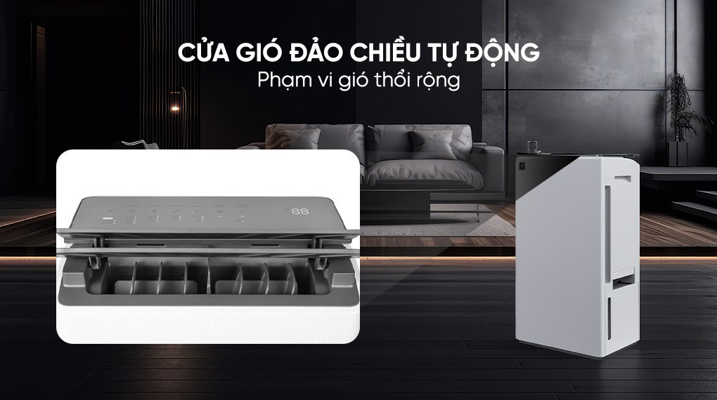 Máy hút ẩm Sharp DW-T30HV-W
