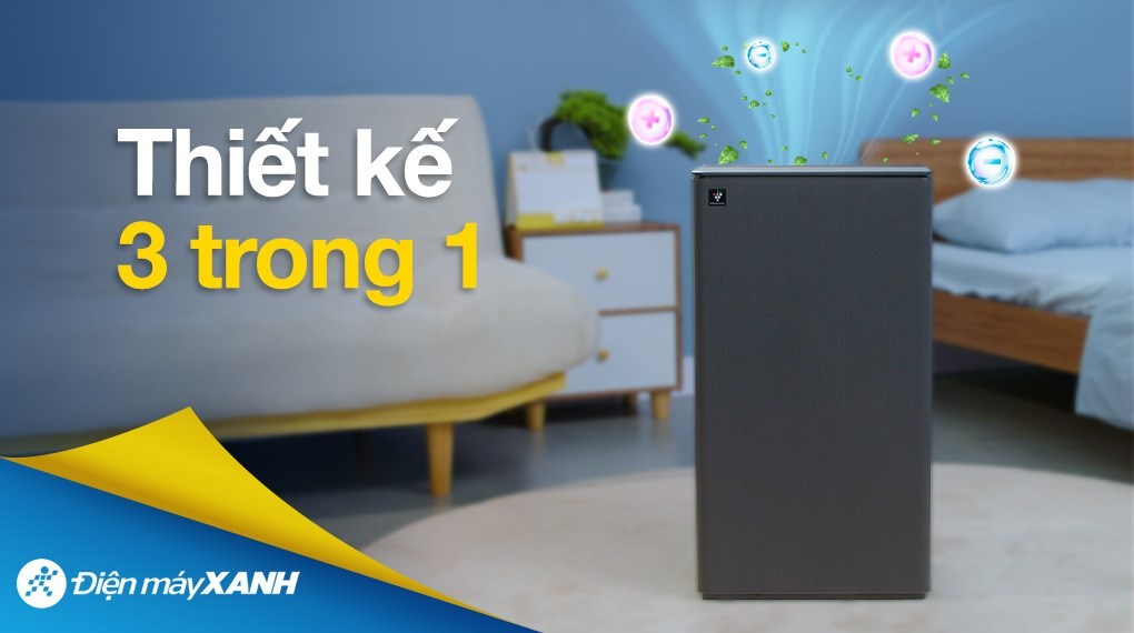 Máy hút ẩm kết hợp lọc không khí Sharp DW-T30FV-W