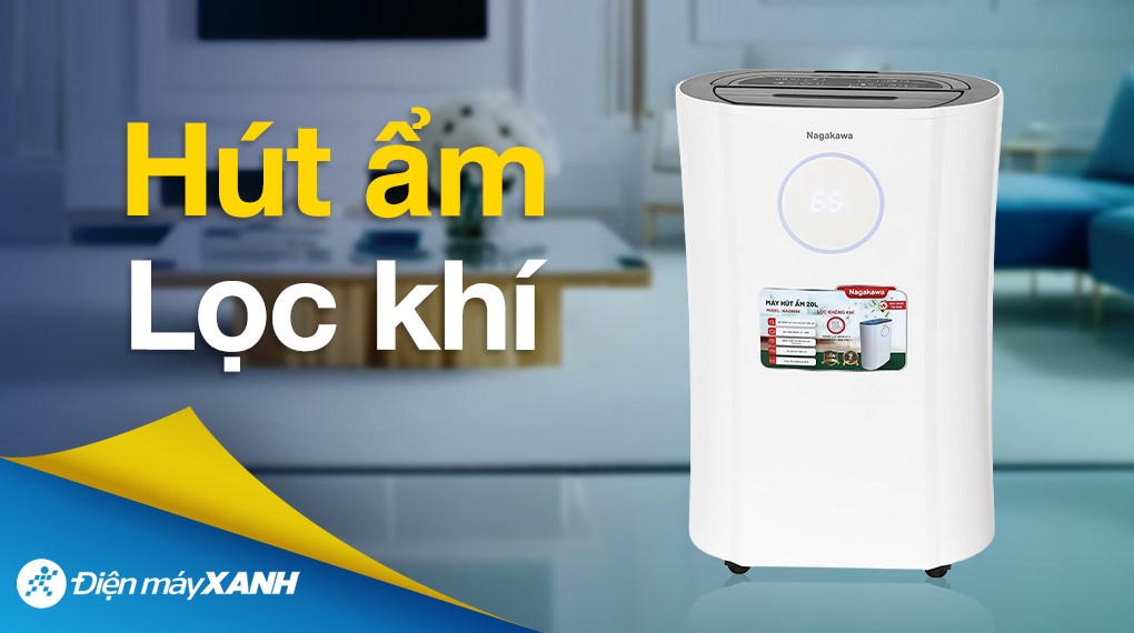Máy hút ẩm kết hợp lọc không khí Nagakawa NAD8559