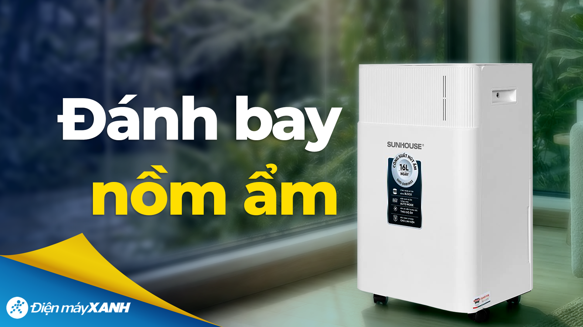 Máy hút ẩm Sunhouse SHD-DHB1602