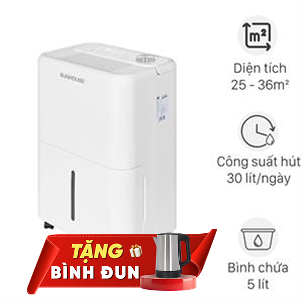 Máy hút ẩm Sunhouse SHD-DHB3002 480W