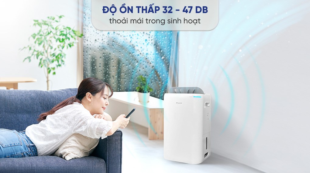 Máy hút ẩm kết hợp lọc không khí Daikin JPF12AV2