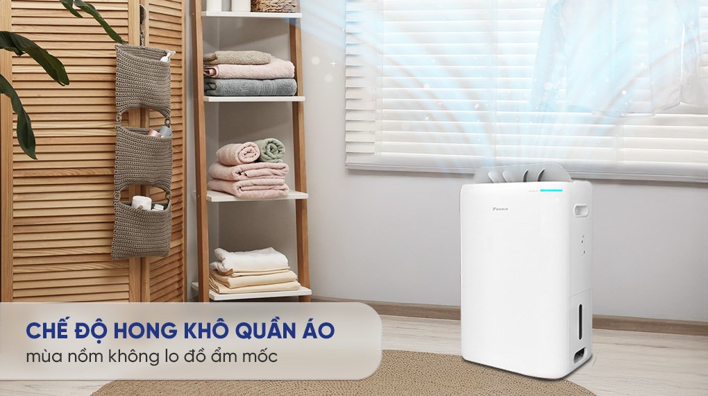 Máy hút ẩm kết hợp lọc không khí Daikin JPF12AV2