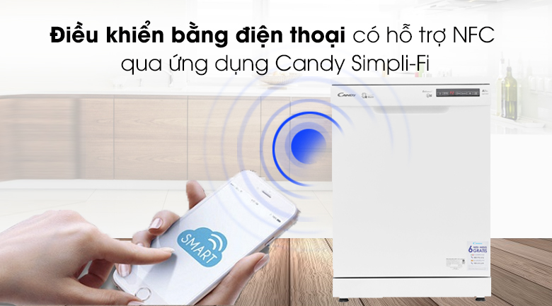 Máy rửa chén Candy CDP 2DS62W/T 2150W
