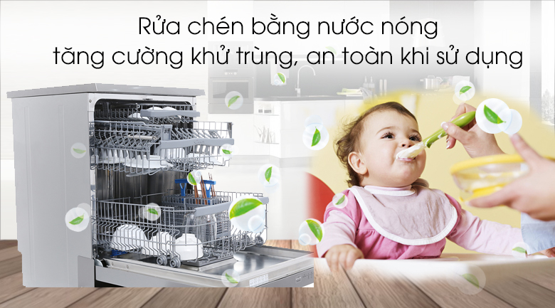 Máy rửa chén Candy CDP 2DS62X/T 2150W