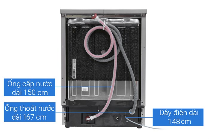 Máy rửa chén Candy CDP 2DS62X/T 2150W