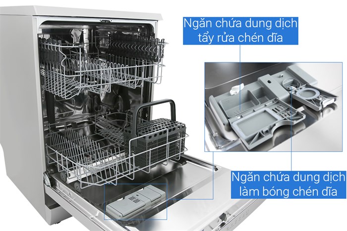 Máy rửa chén độc lập Electrolux ESF5512LOX Màu Xám nhạt