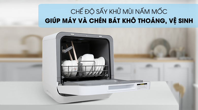 Máy rửa chén mini Toshiba DWS-22AVN K 730W