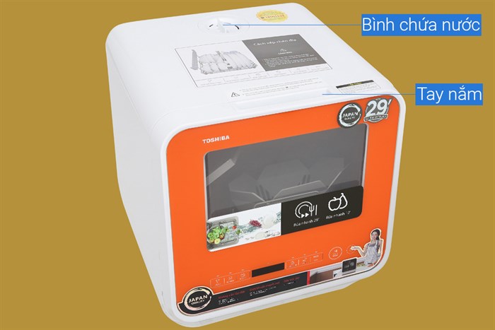 Máy rửa chén mini Toshiba DWS-22AVN D 730W