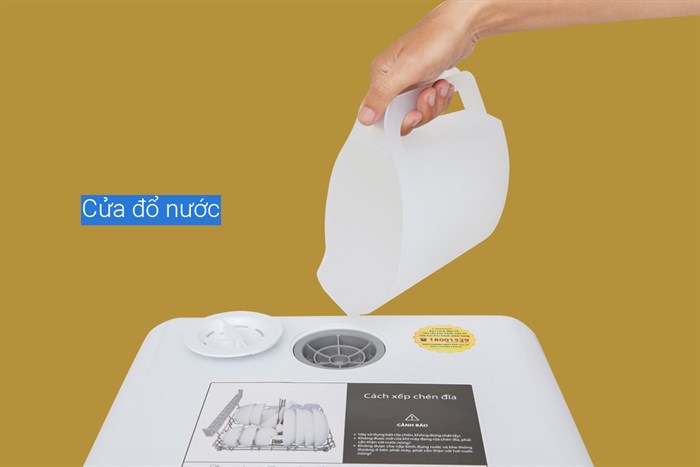 Máy rửa chén mini Toshiba DWS-22AVN D 730W