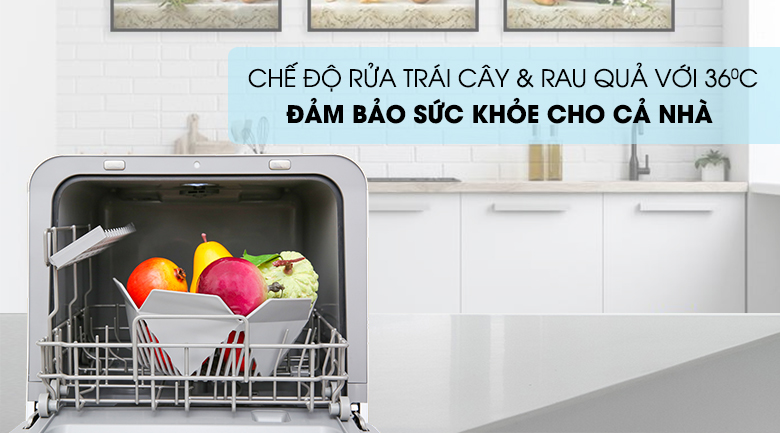 Máy rửa chén mini Toshiba DWS-22AVN N 730W