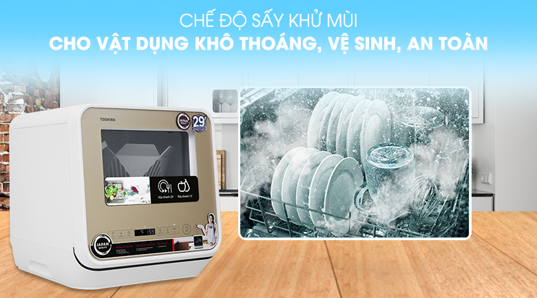 Máy rửa chén mini Toshiba DWS-22AVN N 730W