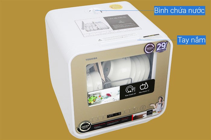 Máy rửa chén mini Toshiba DWS-22AVN N 730W
