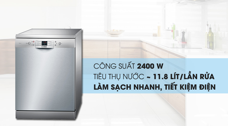 Máy rửa chén độc lập Bosch series 6 SMS63L08EA