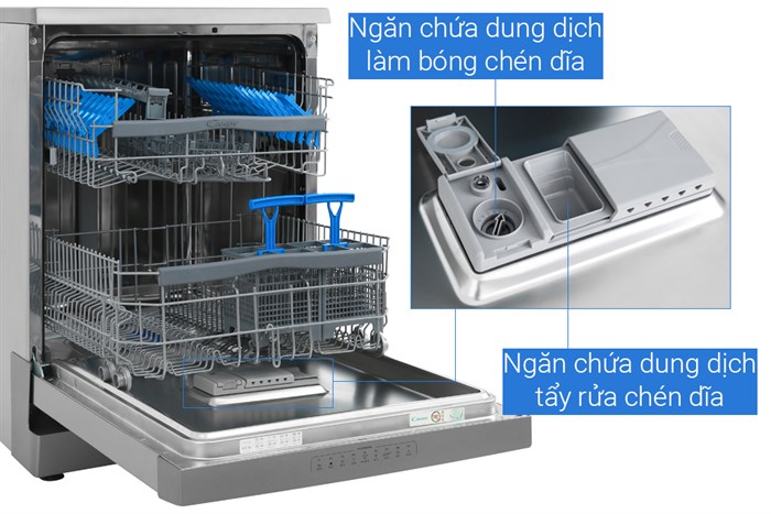 Máy rửa chén độc lập Có Sấy Candy CDPN 4D620PX