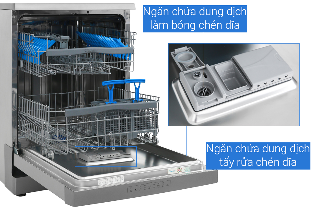 Máy rửa chén độc lập Có Sấy Candy CDPN 4D620PX