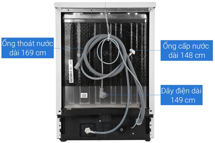 Máy rửa chén độc lập Candy CDPN 1L390PW Màu Trắng